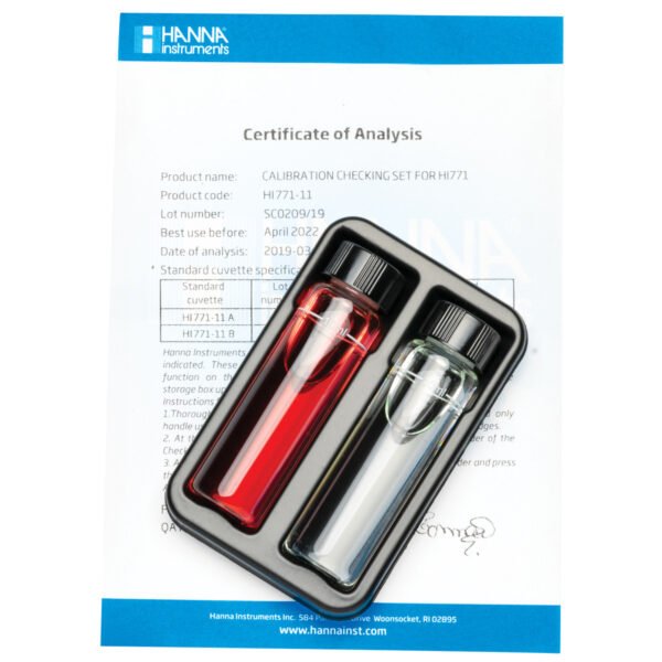 Chlorine Ultra High Range Checker® HC Calibration Check Set