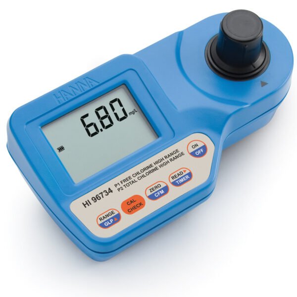 Free and Total Chlorine High Range Portable Photometer