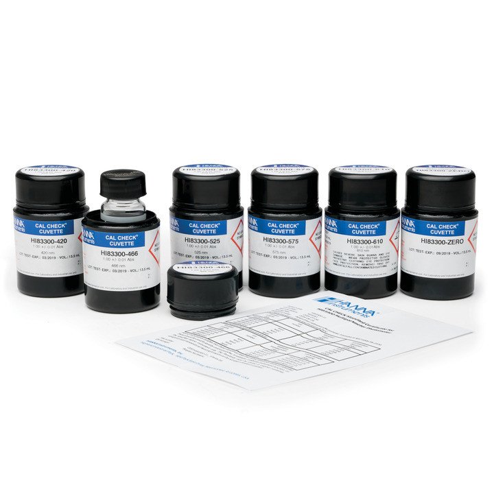 CAL Check™ Cuvette Kit for HI83399 Water & Wastewater Photometer