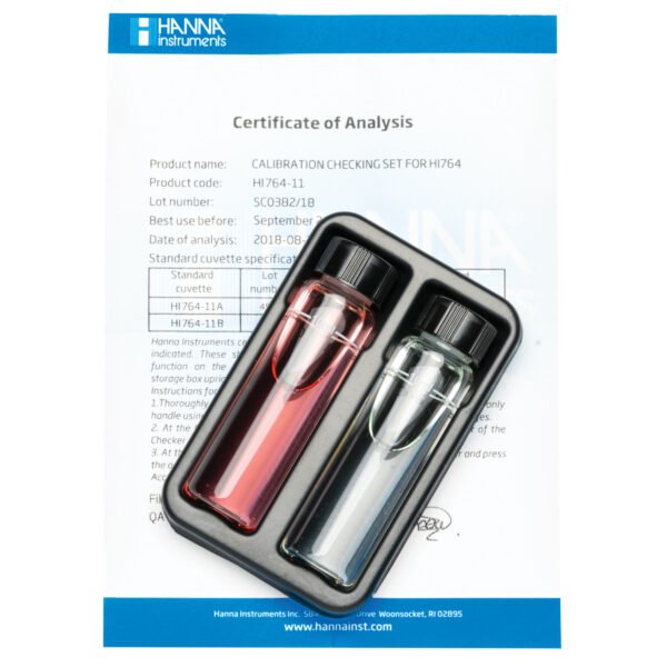 Marine Nitrite Ultra Low Range Checker® HC Calibration Check Set