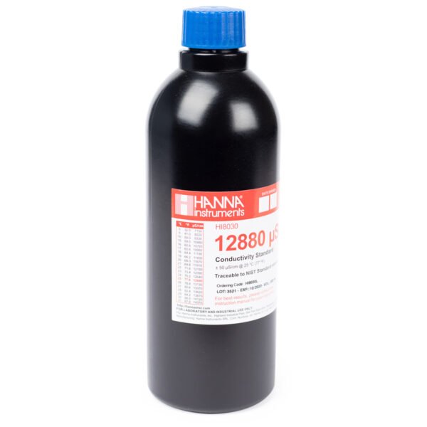 12,880 µS/cm Conductivity Standard in FDA Bottle (500mL)
