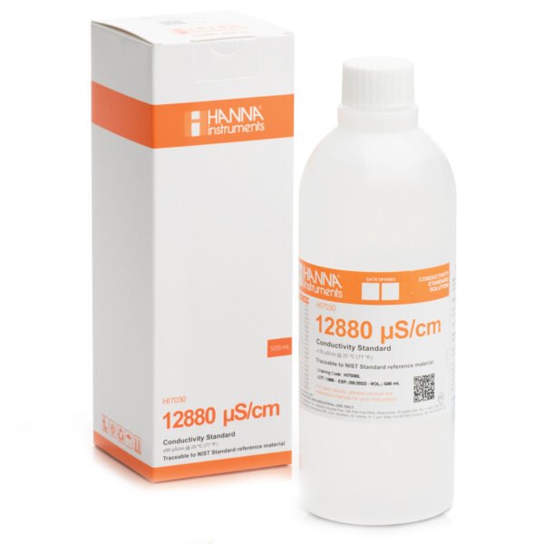 12880 µS/cm Conductivity Standard (500mL Bottle)