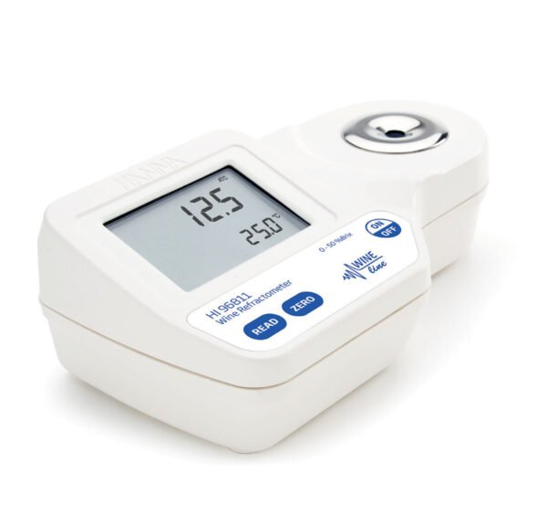 Digital Refractometer for Sugar (% Brix) Analysis in Must and Juice