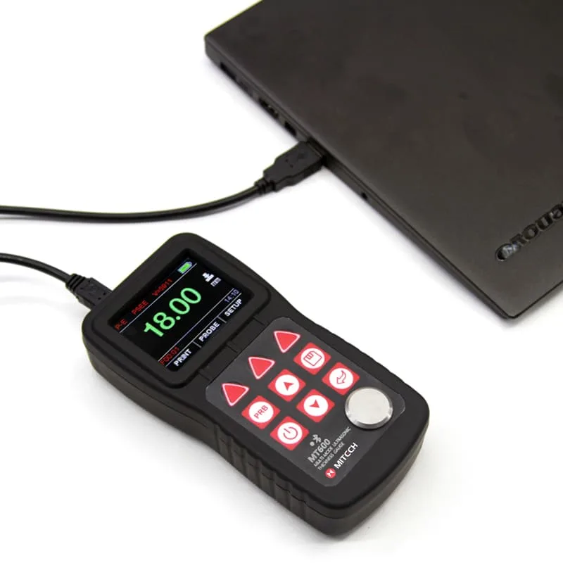 MITECH MT600 Multi-Mode Ultrasonic Thickness Gauge - Ukur Ketebalan Logam, Baja, Plastik - Image 3