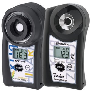 Atago IR Brix Meter × Brix Meter PAL-HIKARi 51+PAL-0 (Corn)