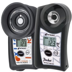 Atago IR Brix Meter × Brix Meter PAL-HIKARi 41+PAL-0 (Mandarin)