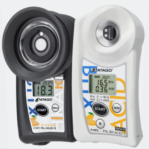Atago IR Brix Meter × Brix Acidity Meter PAL-HIKARi 15+BX|ACID15 (Mango)