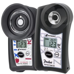 Atago IR Brix Meter × Brix Meter PAL-HIKARi5+PAL-0 (Apple)