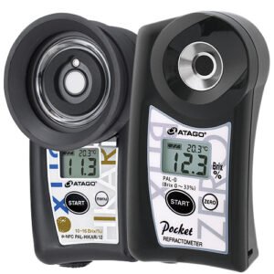 Atago IR Brix Meter × Brix Meter PAL-HIKARi12+PAL-0 (Asian Pear)