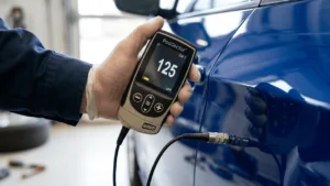 inspeksi cat mobil menggunakan thickness meter