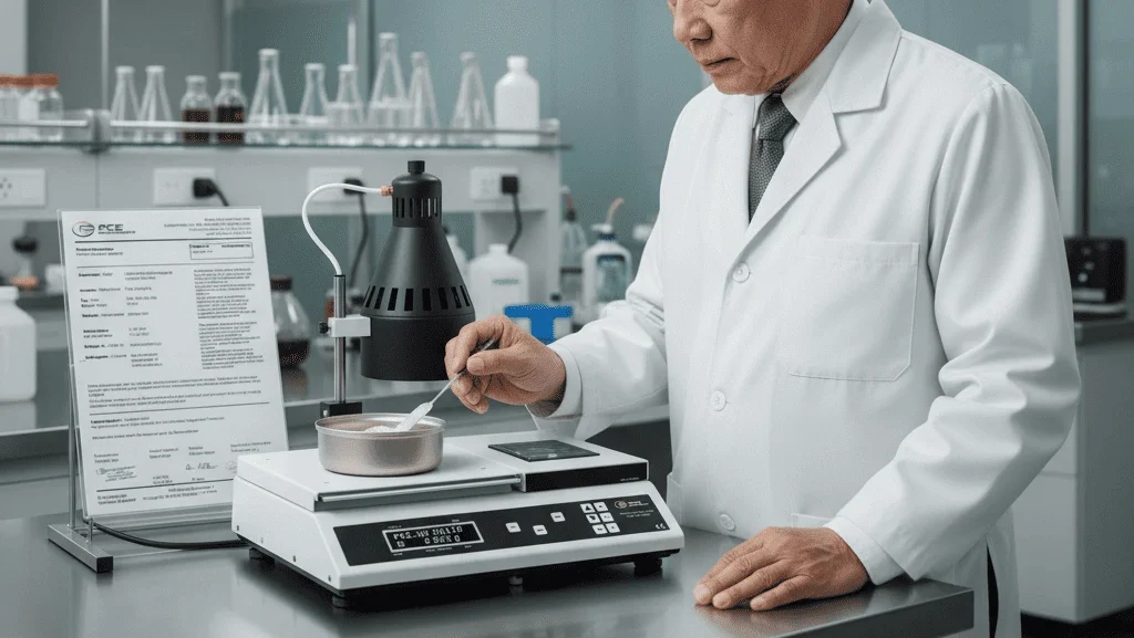Absolute Moisture Meter PCE-UX 3011D-ICA dengan sertifikat kalibrasi ISO – alat pengukur kelembaban absolut presisi tinggi untuk industri dan laboratorium