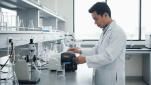 Alat pompa peristaltik BT101S plastik variabel dengan kontrol digital untuk industri & laboratorium