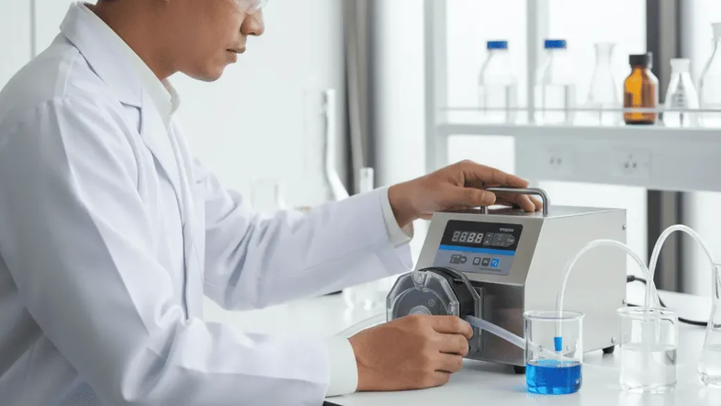 WT600S Peristaltic Pump – Pompa peristaltik presisi untuk laboratorium dan industri