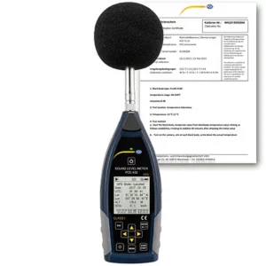 Class 1 Data Logging Decibel Meter w/GPS PCE-432-ICA incl. ISO Cal. Cert.