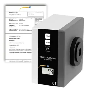 Class I Sound Level Calibrator PCE-SC 09-ICA incl. ISO Calibration Cert.
