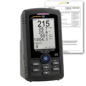 CO2 / Room Climate Data Logger PCE-AQD 20-ICA Incl. ISO Calibration Certificate