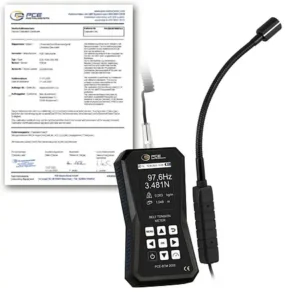 Condition Monitoring Belt Tension Meter PCE-BTM 2000L-ICA incl. ISO Cal. Cert.