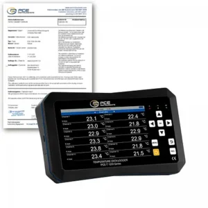 Condition Monitoring PCE-T 1220-ICA incl. ISO-Calibration Certificate