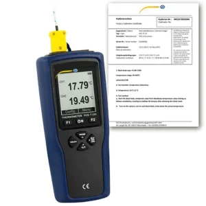 Condition Monitoring Thermometer PCE-T 330-ICA incl. ISO Calibration Certificate