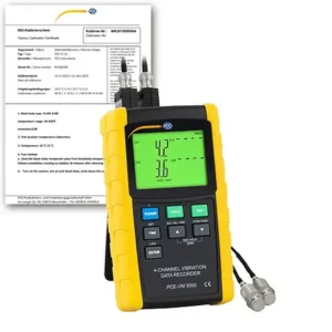 Condition Monitoring Vibration Meter PCE-VM 5000-ICA Incl. ISO Calibration Cert.