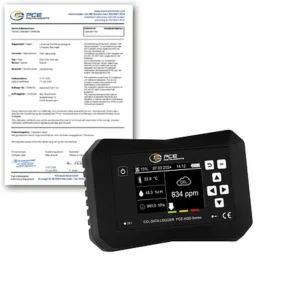 Data Logger / Data Logging Instrument PCE-AQD 50A-ICA incl. ISO-Calibration Certificate