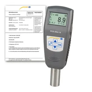 Durometer PCE-DDA 10-ICA incl. ISO Calibration Certificate