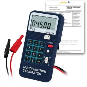 Electrical Tester PCE-123-ICA incl. ISO Calibration Certificate