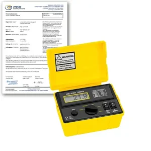 Electrical Tester PCE-MO 2001-ICA incl. ISO-Calibration Certificate
