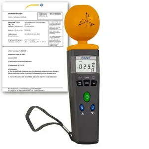 Electromagnetic Radiation Detector PCE-EM 29-ICA inc ISO Calibration Certificate