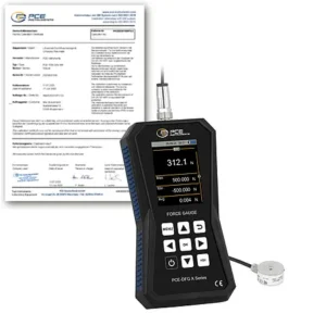 Force Gauge / Digital Force Gauge PCE-DFG 0K5 XF-ICA incl. ISO-Calibration Certificate