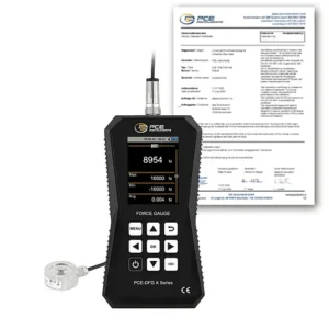 Force Gauge / Digital Force Gauge PCE-DFG 10K XF-ICA incl. ISO-Calibration Certificate