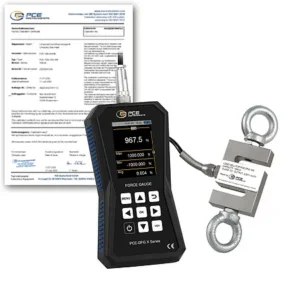 Force Gauge / Digital Force Gauge PCE-DFG 1K X-ICA incl. ISO-Calibration Certificate