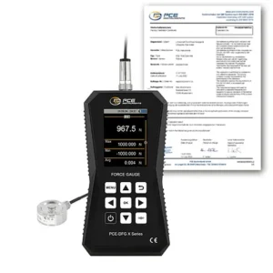 Force Gauge / Digital Force Gauge PCE-DFG 1K XF-ICA incl. ISO-Calibration Certificate