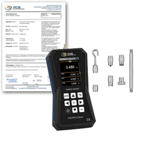 Force Gauge / Digital Force Gauge PCE-DFG 5 X-ICA incl. ISO-Calibration Certificate