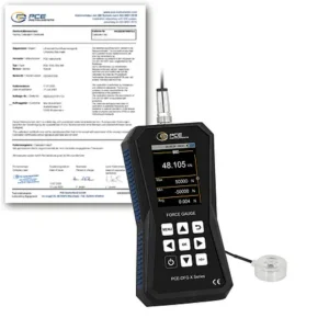 Force Gauge / Digital Force Gauge PCE-DFG 50K XF-ICA incl. ISO-Calibration Certificate