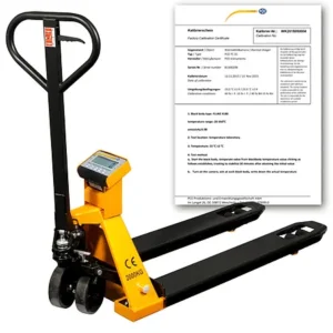 Hand Pallet Truck Scale PCE-PTS 1N-ICA incl. ISO Calibration Certificate