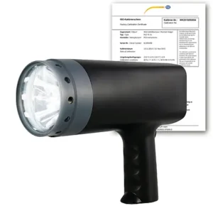 Handheld Strobe Tachometer PCE-OM 15-ICA Incl. ISO Calibration Certificate
