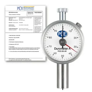Hardness Tester PCE-DX-AS-ICA Shore A incl. ISO Calibration Certificate