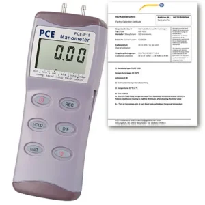 HVAC Meter PCE-P50-ICA Differential Pressure Incl. ISO Calibration Certificate