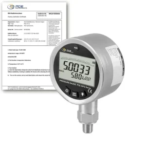 Manometer PCE-DPG 6-ICA incl. ISO Calibration Certificate