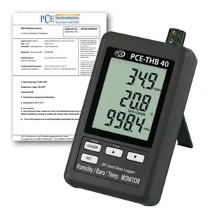 Manometer PCE-THB 40-ICA incl. ISO Calibration Certificate
