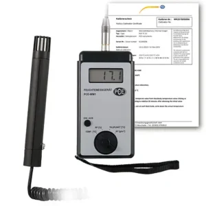 Multi-function Metric Thermo Hygrometer PCE-WM1-ICA incl. ISO Calibration Cert.