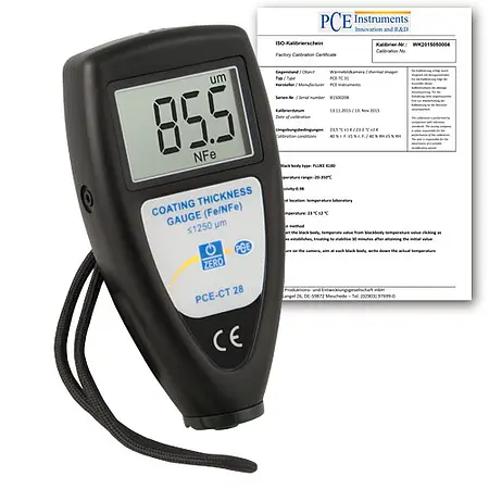NDT Test Instruments PCE-CT 28-ICA incl. ISO Calibration Certificate