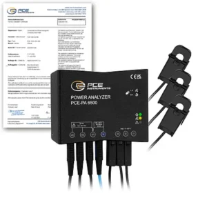 Power Indicator PCE-PA 6500 R11-ICA incl. ISO-Calibration Certificate