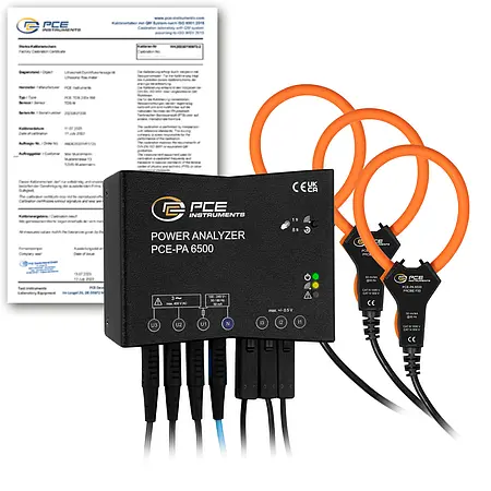 Power Meter PCE-PA 6500 F50-ICA incl. ISO-Calibration Certificate