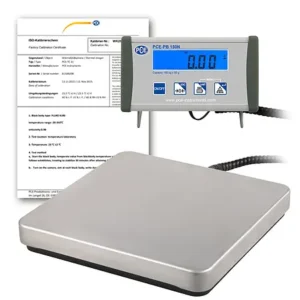 Scale with Software (Optional) PCE-PB 150N-ICA Incl. ISO Calibration Certificate