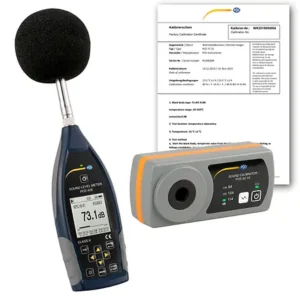 Sound Level Data Logger PCE-428-Kit-N-ICA with Sound Calibrator inc ISO Cal Cert