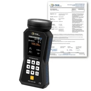 Stroboscope / Stroboscope Light PCE-LES 308-ICA incl. ISO-Calibration Certificate