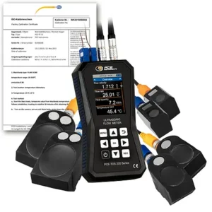 Ultrasonic Flow Meter PCE-TDS 200+ SML-ICA incl. ISO-Calibration Certificate