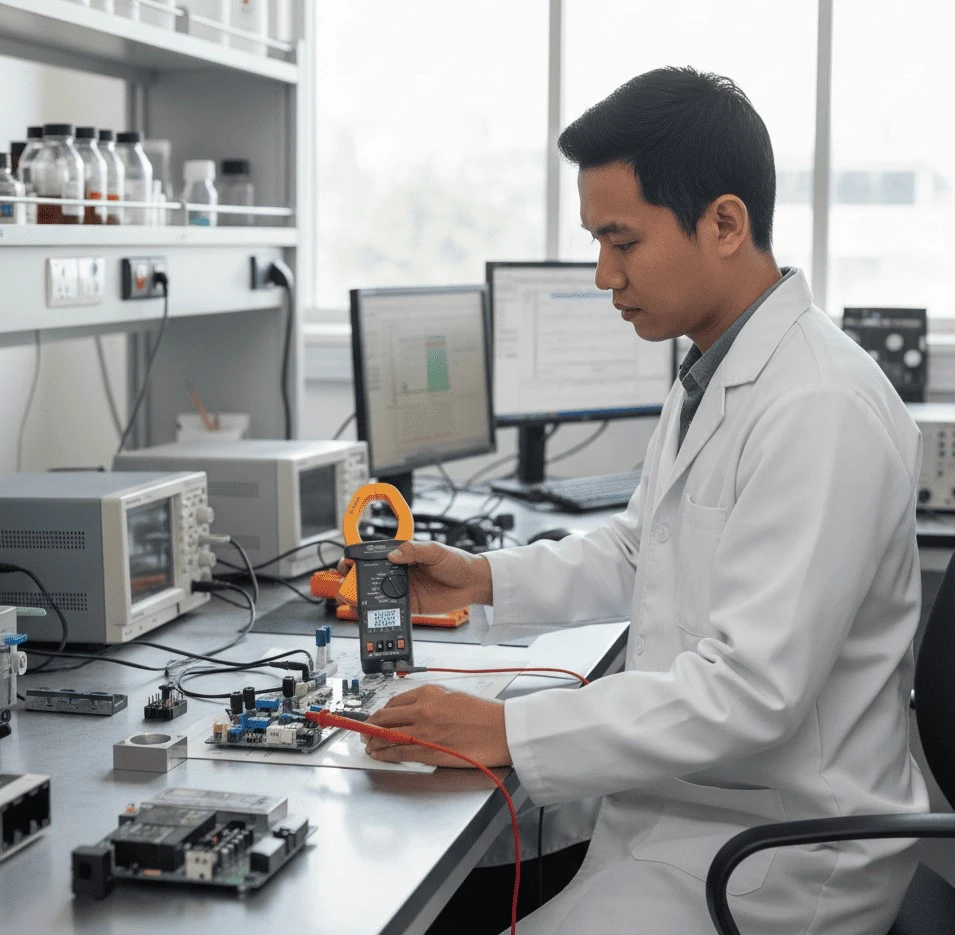 1-Phase Power Meter PCE-GPA 62 alat ukur daya satu fase presisi tinggi untuk industri dan laboratorium